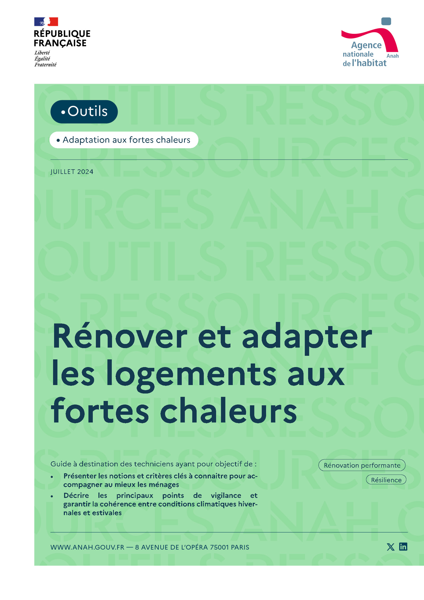 Adapter son logement aux fortes chaleurs : nouveau guide